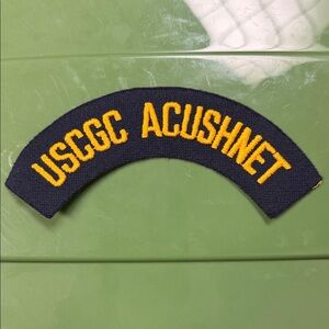 USCGC ACUSHNET embroidered naval Patch